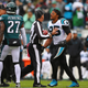 Illustration for article titled Eric Reid Tries To Settle A Score With Malcolm Jenkins In Panthers-Eagles Coin Toss, Scuffles With Zach Ertz
